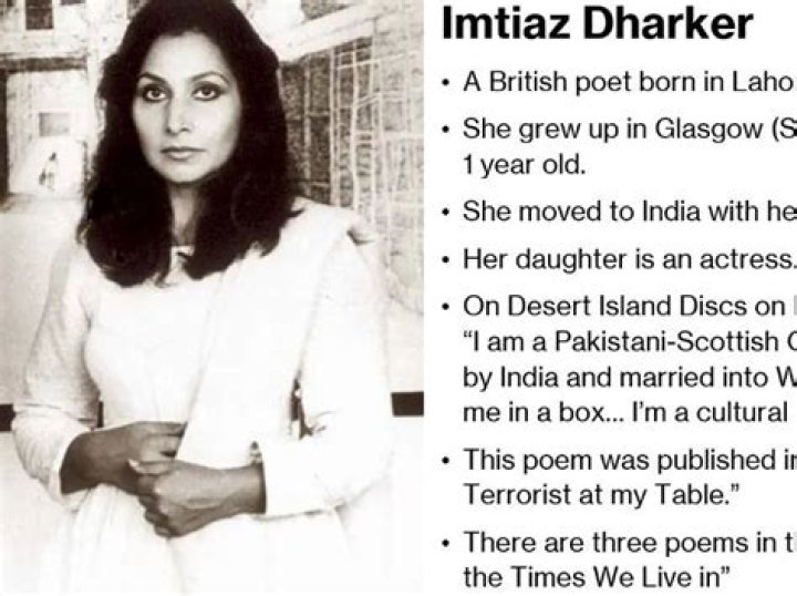 
Imtiaz Dharker Facts, Net Worth, Age, Birthday, Wikipedia, Who, Family, Biography 