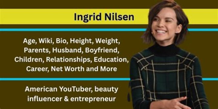 
Ingrid Nilsen Height, Weight, Net Worth, Age, Birthday, Wikipedia, Who, Nationality, Biography 