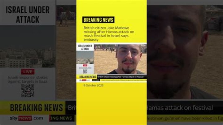 
Who is Jake Marlowe, British man missing after Hamas attack in Israel? 
